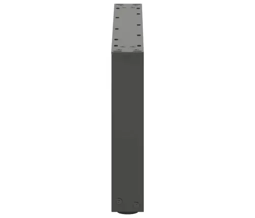 Kafijas Galdiņa Kājas, 2 Gab., U-Veida, Antracīta Krāsā, 70X(30-31) Cm, Tērauds Vidaxl