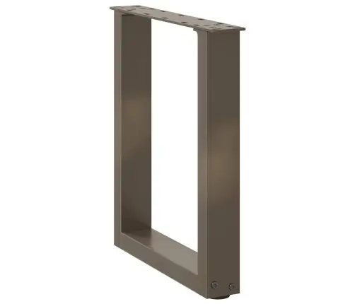 Kafijas Galdiņa Kājas, 2 Gab., U-Veida, Dabīgs Tērauds, 28X(42-43) Cm Vidaxl