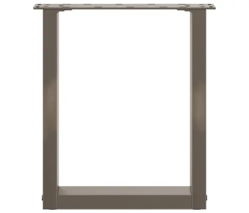 Kafijas Galdiņa Kājas, 2 Gab., U-Veida, Dabīgs Tērauds, 28X(42-43) Cm Vidaxl