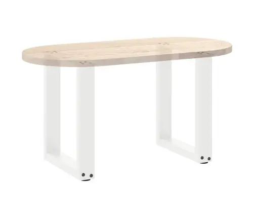 Kafijas Galdiņa Kājas, 2 Gab., U-Veida, Baltas, 38X(42-43) Cm, Tērauds Vidaxl