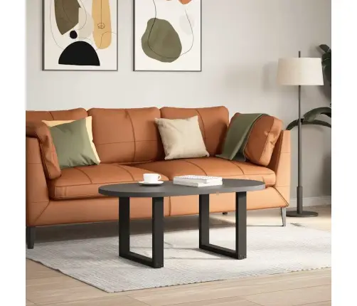 Kafijas Galdiņa Kājas, 2 Gab., U-Veida, Melnas, 50X(42-43) Cm, Tērauds Vidaxl