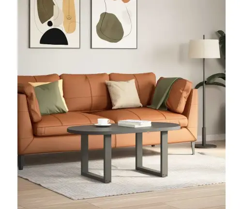 Kafijas Galdiņa Kājas, 2 Gab., U-Veida, Antracīta Krāsā, 50X(42-43) Cm, Tērauds Vidaxl