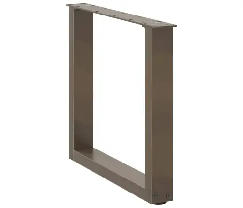 Kafijas Galdiņa Kājas, 2 Gab., U-Veida, Dabīgs Tērauds, 50X(42-43) Cm Vidaxl