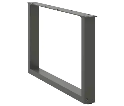 Kohvilaua Jalad U-Kujulised 2 Tk, Antratsiithall, 60 X (42-43) cm Teras