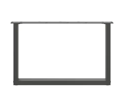 Kohvilaua Jalad U-Kujulised 2 Tk, Antratsiithall, 60 X (42-43) cm Teras