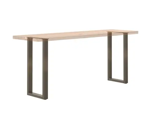 Konsoollaua Jalad U-Kujulised, 2 Tk, Naturaalne Teras, 28 X (72–73) cm Teras