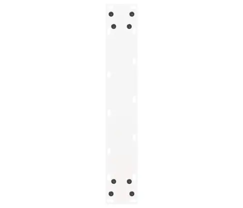 Söögilaua Jalad U-Kujulised 2 Tk Valged 50 X (72-73) Cm Terasest