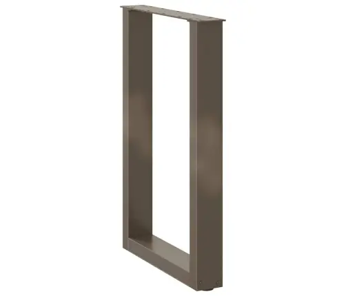 Ēdamgalda Kājas, 2 Gab., U-Veida, Dabīgs Tērauds, 50X(72-73) Cm, Tērauds Vidaxl