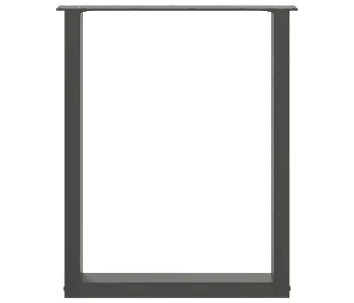 Söögilaua Jalad U-Kujulised 2 Tk, Antratsiithall, 70 X (72-73) cm Teras