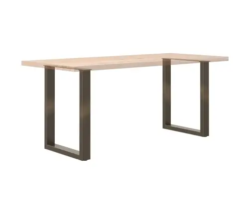 Söögilaua Jalad U-Kujulised 2 Tk, Naturaalne Teras, 70 X (72–73) cm Teras