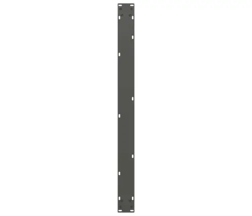 Ēdamgalda Kājas, 2 Gab., U-Veida, Antracīta Krāsā, 100X(72-73) Cm, Tērauds Vidaxl