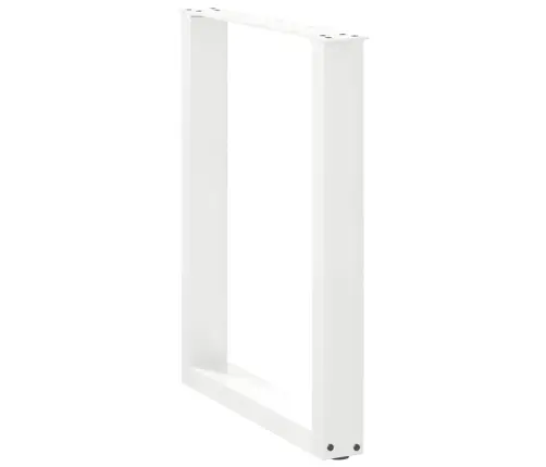 Ēdamgalda Kājas, 3 Gab., U-Veida, Baltas, 70X(72-73) Cm, Tērauds Vidaxl