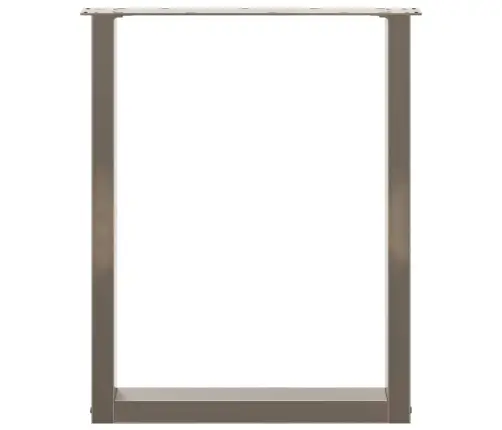 Söögilaua Jalad U-Kujulised, 3 Tk, Naturaalne Teras, 70 X (72–73) cm Teras