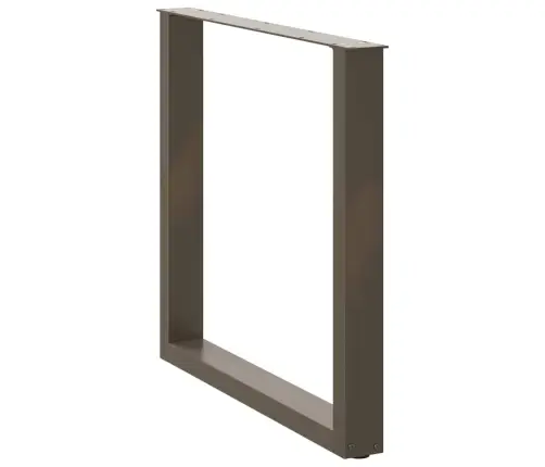 Söögilaua Jalad U-Kujulised, 3 Tk, Naturaalne Teras, 80 X (72–73) cm Teras