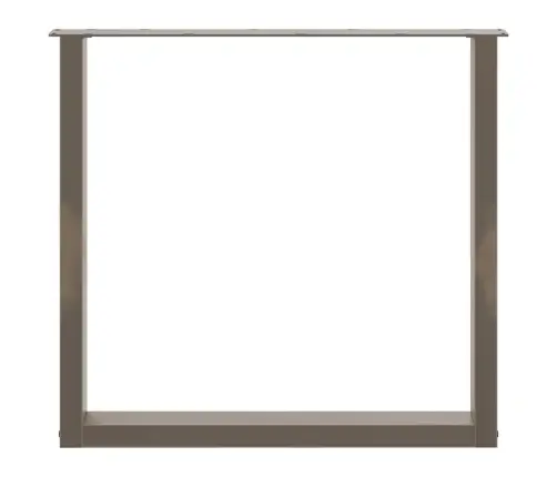 Söögilaua Jalad U-Kujulised, 3 Tk, Naturaalne Teras, 80 X (72–73) cm Teras