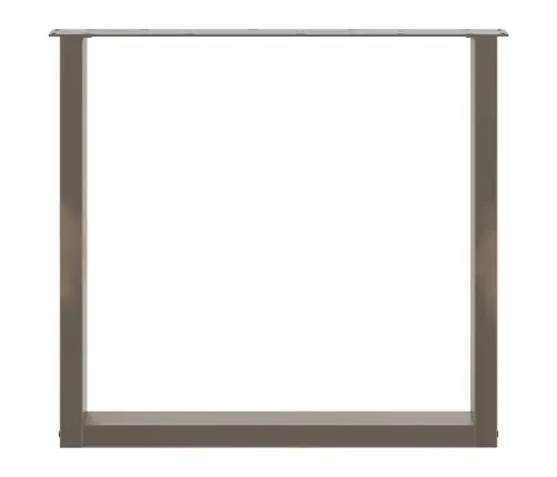 Söögilaua Jalad U-Kujulised, 3 Tk, Naturaalne Teras, 90 X (72–73) cm Teras