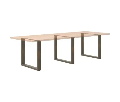 Söögilaua Jalad U-Kujulised, 3 Tk, Naturaalne Teras, 90 X (72–73) cm Teras