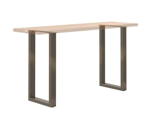 Baarilaua Jalad U-Kujulised 2 Tk, Naturaalne Teras, 50 X (90–91) cm Teras