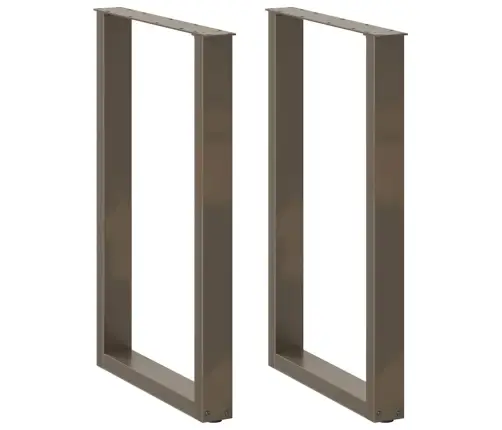 Baarilaua Jalad U-Kujulised 2 Tk, Naturaalne Teras, 60 X (90–91) cm Teras