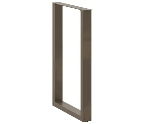 Baarilaua Jalad U-Kujulised 2 Tk, Naturaalne Teras, 60 X (90–91) cm Teras