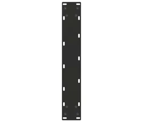 Bāra Galda Kājas, 2 Gab., U-Veida, Melnas, 40X(100-101) Cm, Tērauds Vidaxl