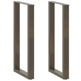 Baarilaua Jalad U-Kujulised 2 Tk, Naturaalne Teras, 50 X (100–101) cm Teras