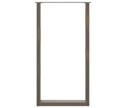 Baarilaua Jalad U-Kujulised 2 Tk, Naturaalne Teras, 60 X (110-111) cm Teras