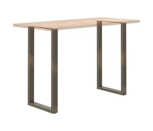 Baarilaua Jalad U-Kujulised 2 Tk, Naturaalne Teras, 60 X (110-111) cm Teras