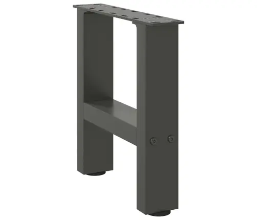 Kafijas Galdiņa Kājas, 2 Gab., Antracīta Krāsā, 30X(30-31) Cm, Tērauds Vidaxl