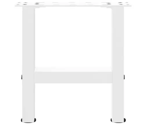Kafijas Galdiņa Kājas, 2 Gab., Baltas, 40X(30-31) Cm, Tērauds Vidaxl