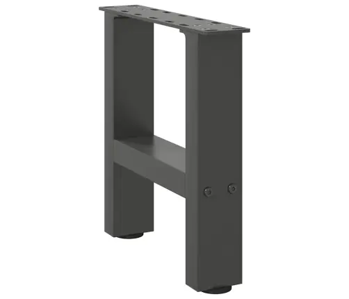 Kafijas Galdiņa Kājas, 2 Gab., Antracīta Krāsā, 40X(30-31) Cm, Tērauds Vidaxl