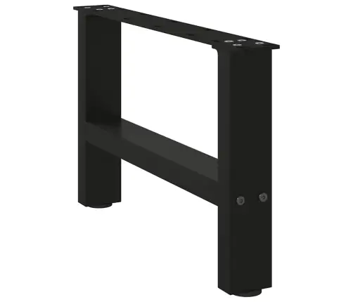 Kafijas Galdiņa Kājas, 2 Gab., Melnas, 50X(30-31) Cm, Tērauds Vidaxl