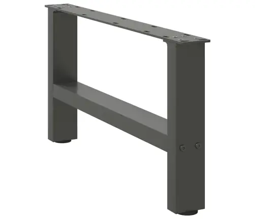 Kafijas Galdiņa Kājas, 2 Gab., Antracīta Krāsas, 60X(30-31) Cm, Tērauds Vidaxl