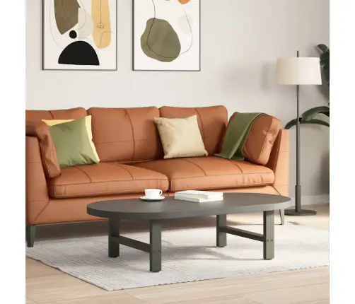 Kafijas Galdiņa Kājas, 2 Gab., Antracīta Krāsas, 60X(30-31) Cm, Tērauds Vidaxl