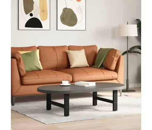 Kafijas Galdiņa Kājas, 2 Gab., Melnas, 70X(30-31) Cm, Tērauds Vidaxl