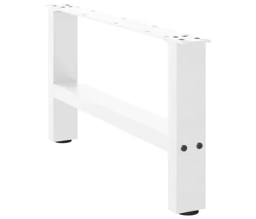 Kafijas Galdiņa Kājas, 2 Gab., Baltas, 70X(30-31) Cm, Tērauds Vidaxl