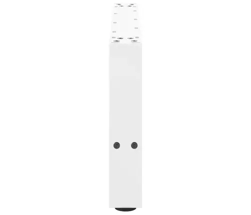 Kafijas Galdiņa Kājas, 2 Gab., Baltas, 70X(30-31) Cm, Tērauds Vidaxl