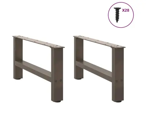 Kavos Staliuko Kojelės, 2 Vnt., 70X(30-31) cm Natūralus Plienas