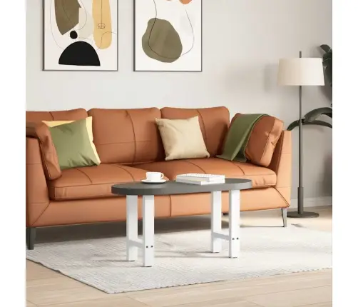 Kafijas Galdiņa Kājas, 2 Gab., Baltas, 28X(42-43) Cm, Tērauds Vidaxl