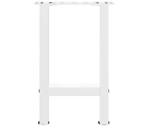 Kafijas Galdiņa Kājas, 2 Gab., Baltas, 28X(42-43) Cm, Tērauds Vidaxl