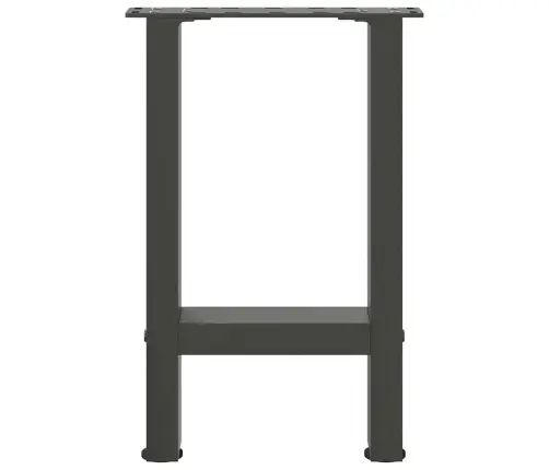 Kafijas Galdiņa Kājas, 2 Gab., Antracīta Krāsas, 28X(42-43) Cm, Tērauds Vidaxl