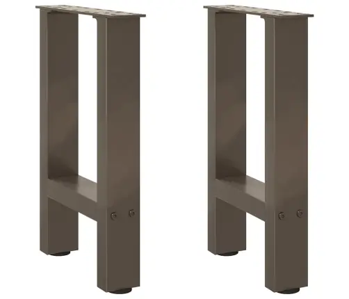 Kafijas Galdiņa Kājas, 2 Gab., Dabīgs Tērauds, 28X(42-43) Cm, Tērauds Vidaxl