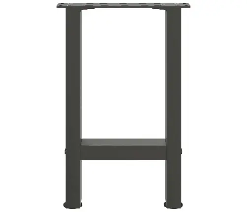 Kafijas Galdiņa Kājas, 2 Gab., Antracīta Krāsā, 38X(42-43) Cm, Tērauds Vidaxl
