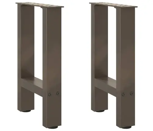 Kavos Staliuko Kojelės, 2 Vnt., 38X(42-43) cm Natūralus Plienas