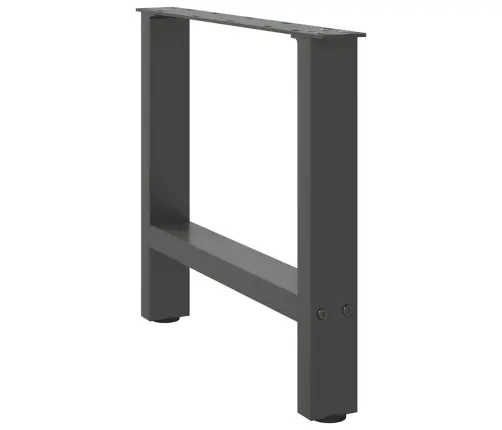 Kafijas Galdiņa Kājas, 2 Gab., Antracīta Krāsas, 50X(42-43) Cm, Tērauds Vidaxl