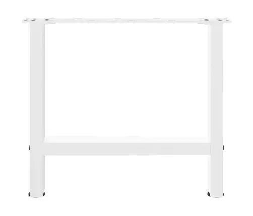 Kafijas Galdiņa Kājas, 2 Gab., Baltas, 60X(42-43) Cm, Tērauds Vidaxl