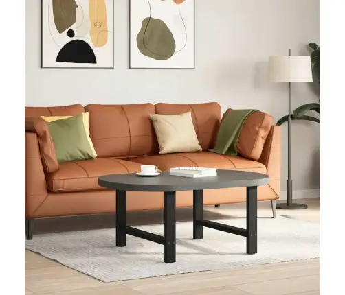 Kafijas Galdiņa Kājas, 2 Gab., Melnas, 70X(42-43) Cm, Tērauds Vidaxl