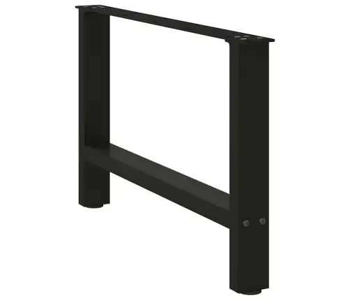 Kafijas Galdiņa Kājas, 2 Gab., Melnas, 70X(42-43) Cm, Tērauds Vidaxl