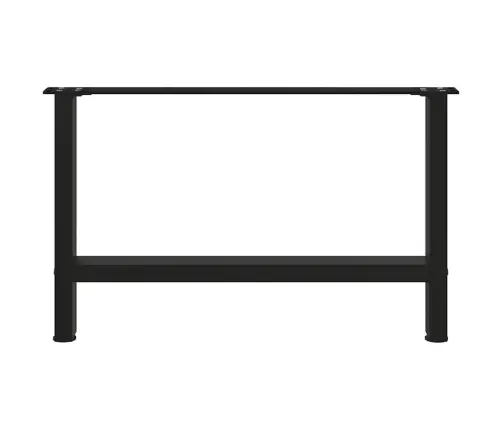 Kafijas Galdiņa Kājas, 2 Gab., Melnas, 70X(42-43) Cm, Tērauds Vidaxl