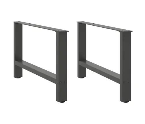 Kafijas Galdiņa Kājas, 2 Gab., Antracīta Krāsā, 70X(42-43) Cm, Tērauds Vidaxl